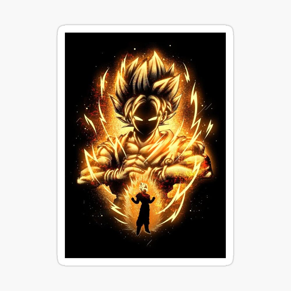 Goku vs Raditz Poster for Sale by LaurenIrmen28