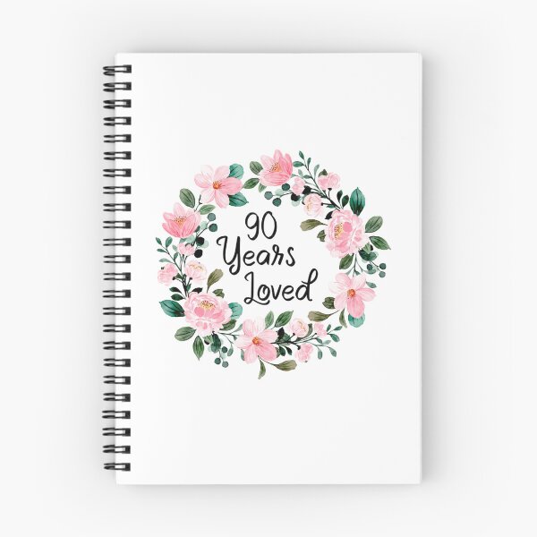 Item preview, 90 Years Loved Men Women 90 Years Old Floral 90th Birthday designed and sold by Erik44a.