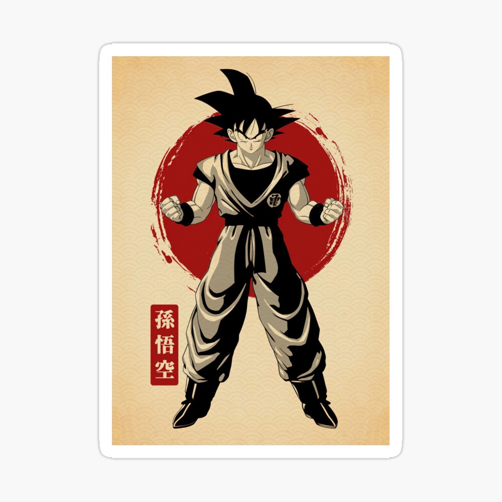 Teen Son Goku Drawing Art Print by TheAsura