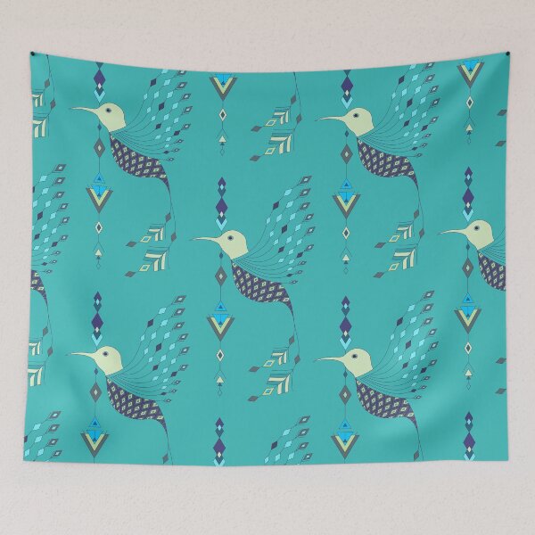 Item preview, Vintage ethnic tribal aztec bird designed and sold by Somberlain.