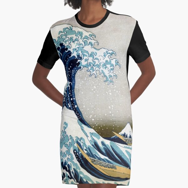 The great wave, famous Japanese artwork Graphic T-Shirt Dress