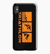 Triathlon modern icons iPhone Case