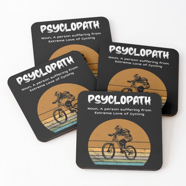 Item preview, Psyclepath Distressed Funny Cycling Classic T-Shirt designed and sold by verarheaf9.