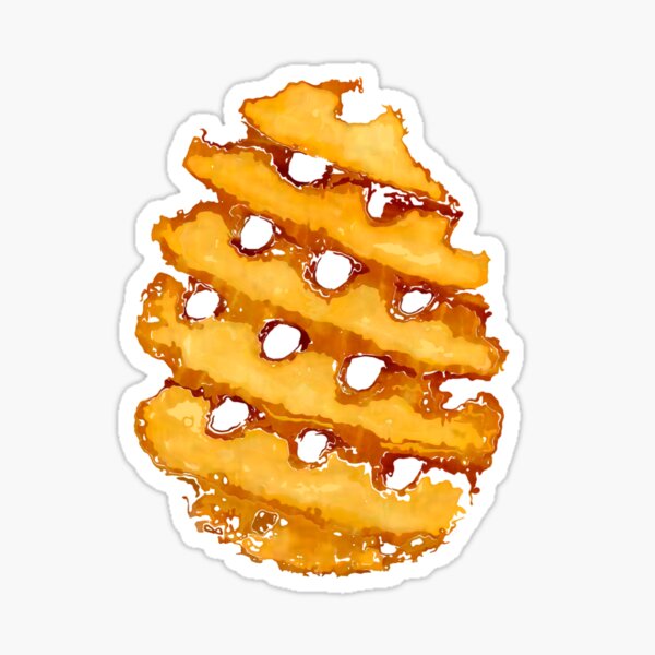 Waffle Fries Sticker Waffle Fries Sticker
