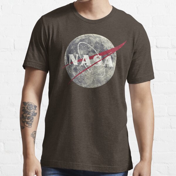 NASA Moon Vintage Emblem Essential T-Shirt
