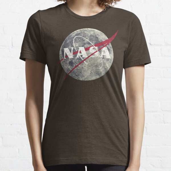 NASA Moon Vintage Emblem Essential T-Shirt
