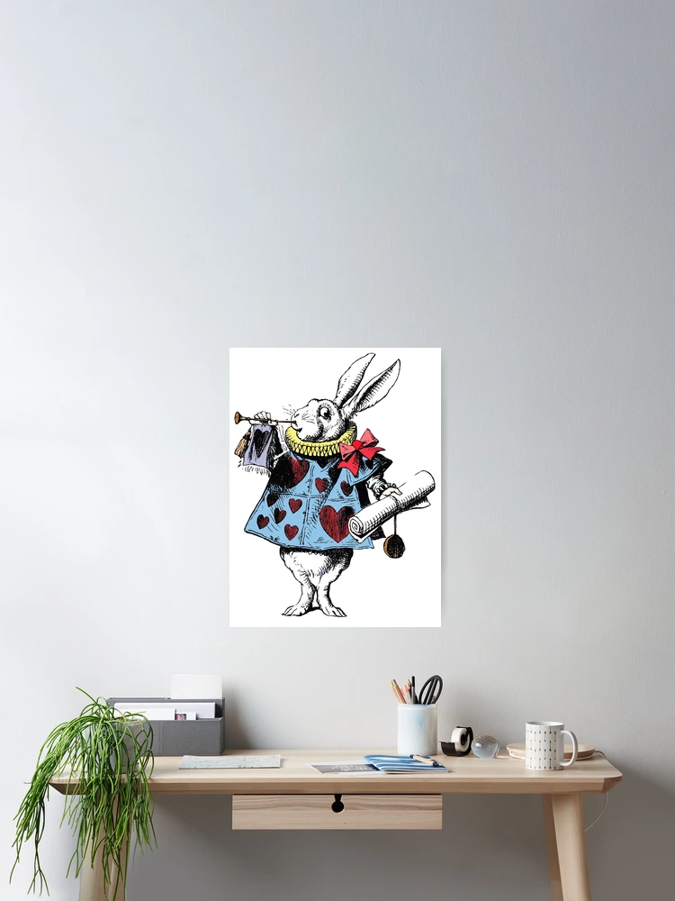 Thumbnail 2 of 3, Poster, White Rabbit designed and sold by MandyEych.