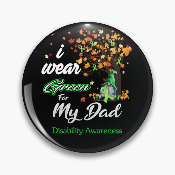 Item preview, Disability Awareness Ribbon Tree I Wear Green For My Dad designed and sold by Hatjar.