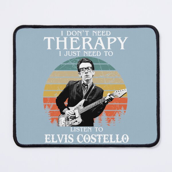 Aperçu de l'œuvre Cadeau porte-bonheur Elvis Costello et les attractions Cadeaux pour Halloween créée et vendue par MorganPillory.