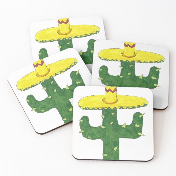 Item preview, Olé Cactus wearing a Sombrero  designed and sold by AliCatOriginals.