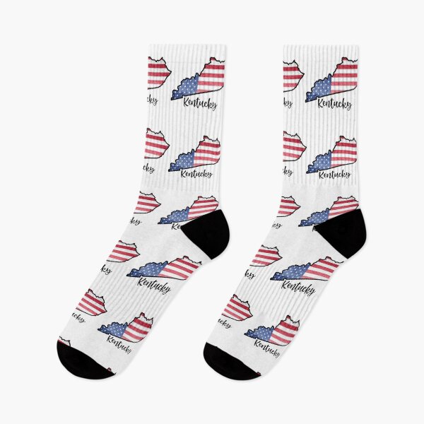 Item preview, Kentucky State Outline with Patriotic USA American Flag designed and sold by Gsallicat.
