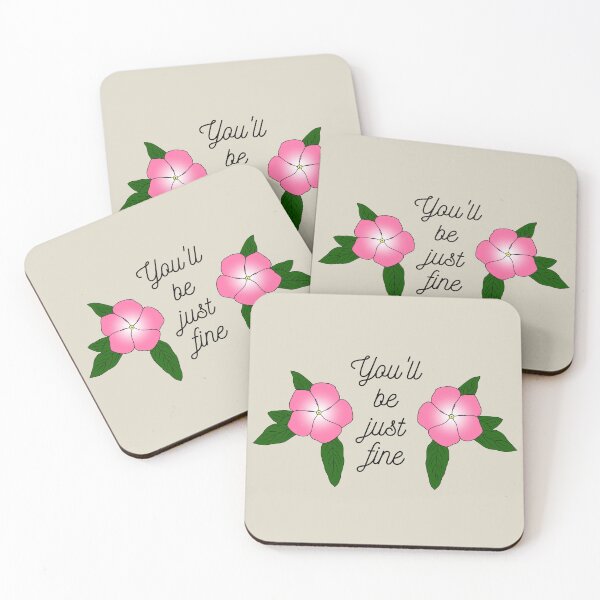 Item preview, You'll Be Just Fine - Pink designed and sold by TheeForestFox Shop.