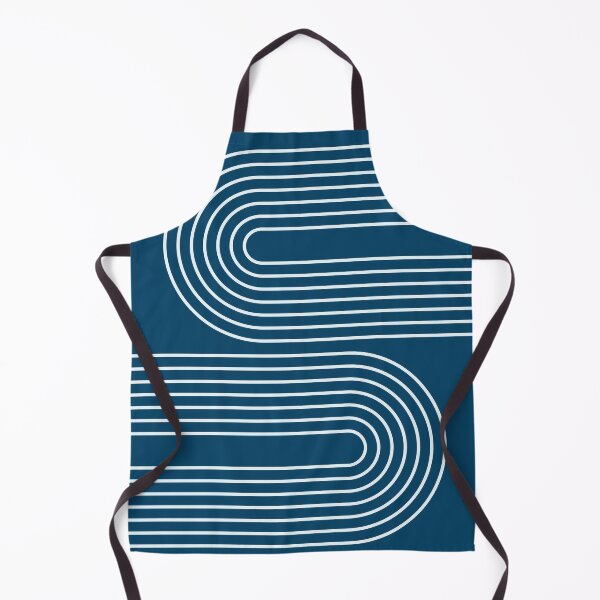 Artikelvorschau, Geometric Lines Rainbow 7 in Midnight Blue entworfen und verkauft von nineFlorals.
