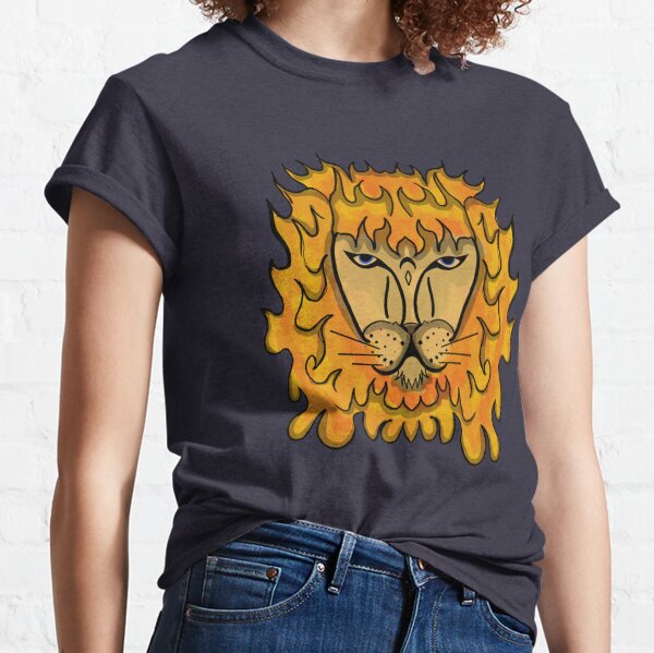 Leo Lion Flame Mane Classic T-Shirt