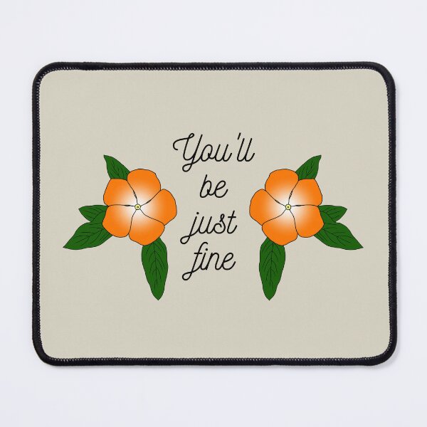 Item preview, You'll Be Just Fine - Orange designed and sold by TheeForestFox Shop.