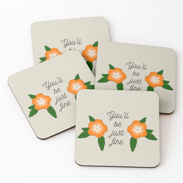 Item preview, You'll Be Just Fine - Orange designed and sold by TheeForestFox Shop.