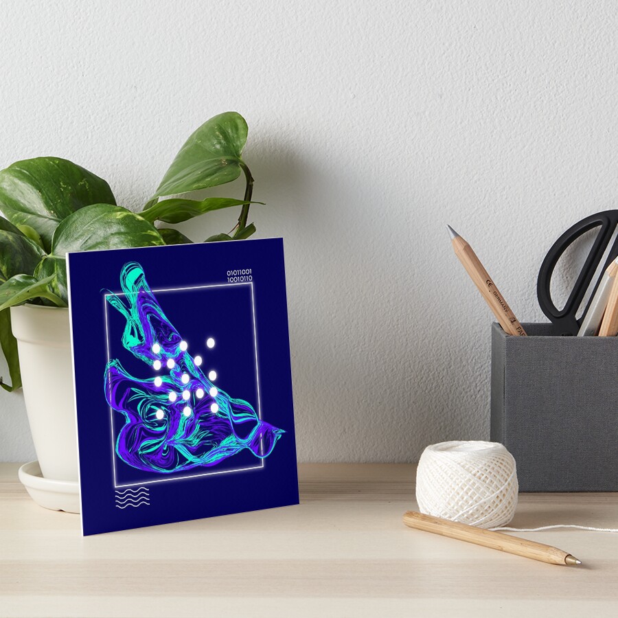 Item preview, Art Board Print designed and sold by deepredfly.