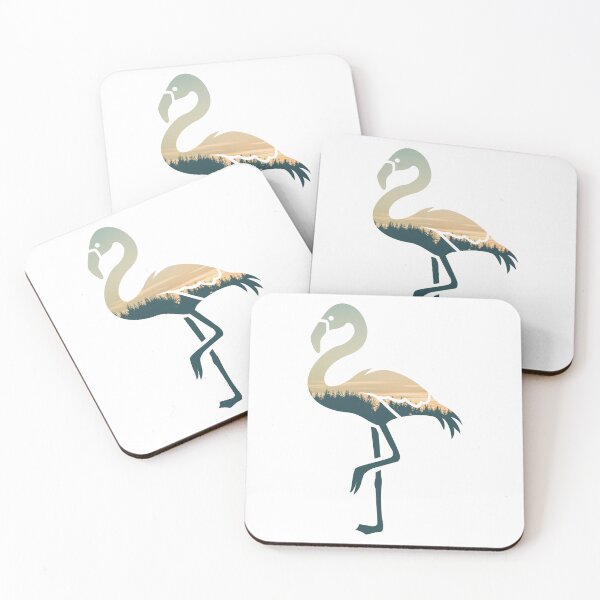 Item preview, Forest Trees Under Calm Sky  Flamingo | Cute  Flamingo designed and sold by BopleDesigns.