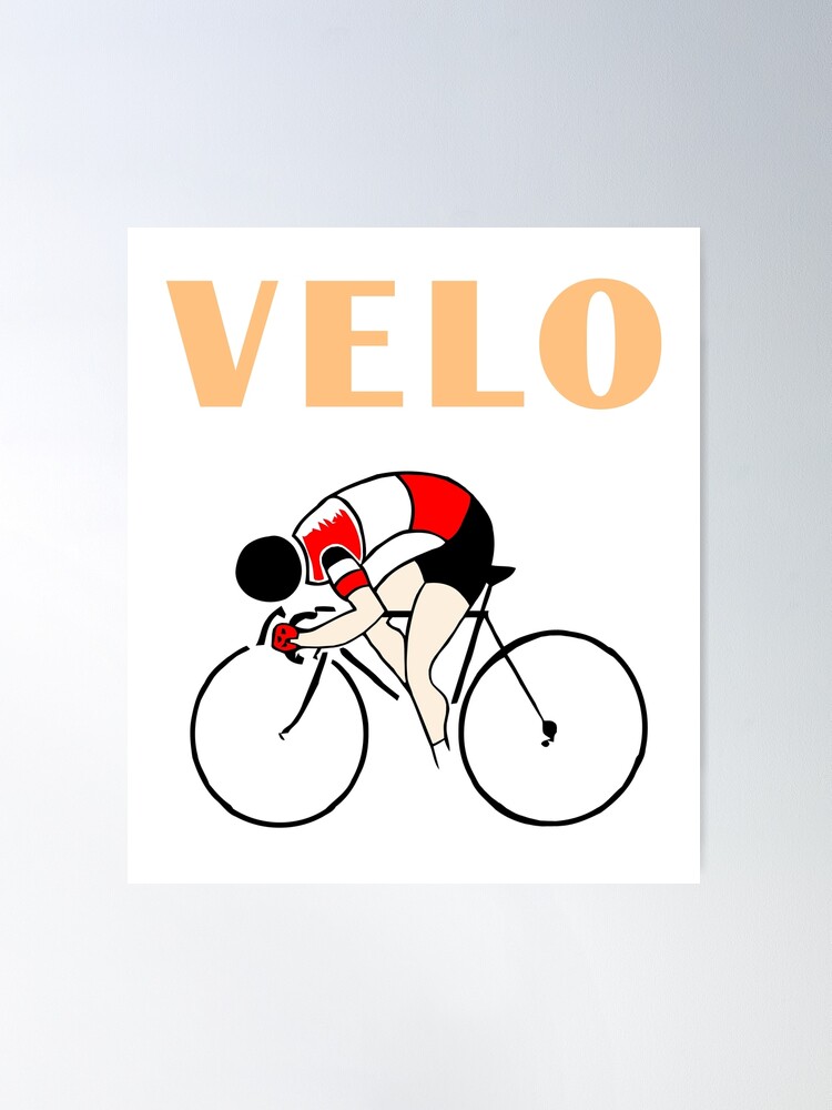 Retro art deco design cycling velo sprint Art Print for Sale by