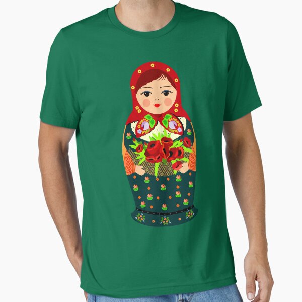 Item preview, Neues russisches Doll T-Shirt designed and sold by CascudoGifts.