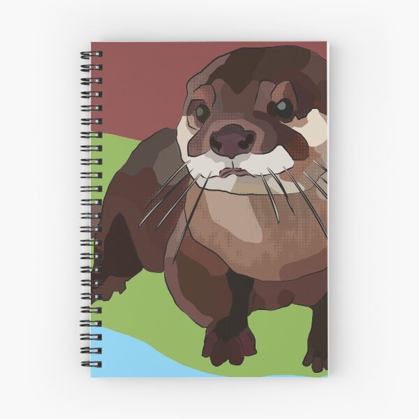 Item preview, Red Otter Burnt Sienna Colour Challenge designed and sold by BeeFoxTree.