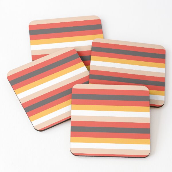 Item preview, Heart of Coral Exotic Colour Patterns designed and sold by byskillbytalent.
