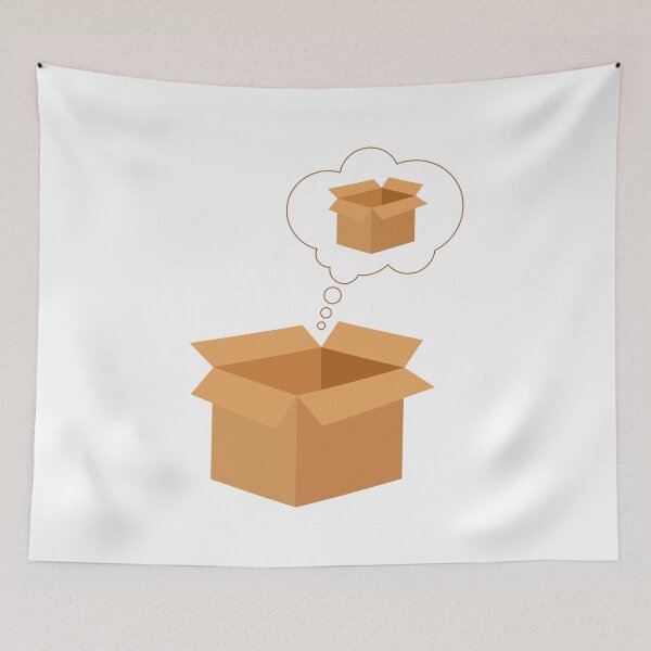 Item preview, Thinking of a Box... Outside the Box designed and sold by Clusterfudge.