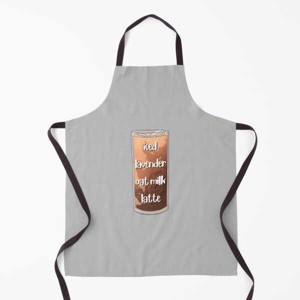 Item preview, Iced Lavender Oat Milk Latte designed and sold by Pink Ribbon.