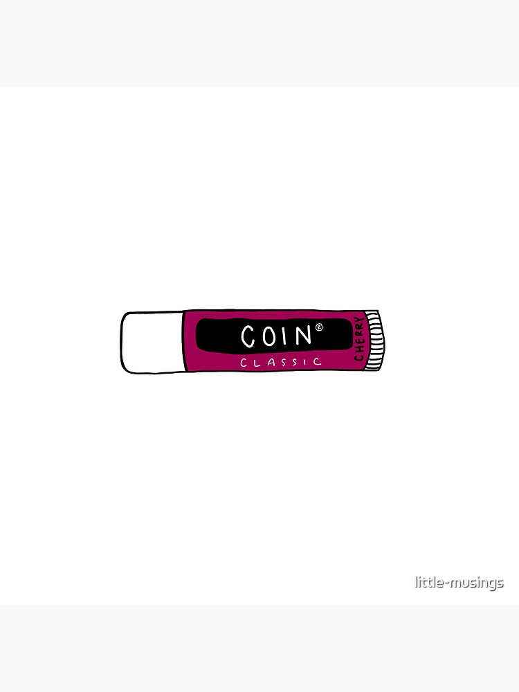 cherry chapstick coin Pin