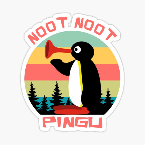 Vista previa del artículo con la obra «NOOT NOOT PINGU - ANIMAL LINDO», diseñado y vendido por Aaronin.