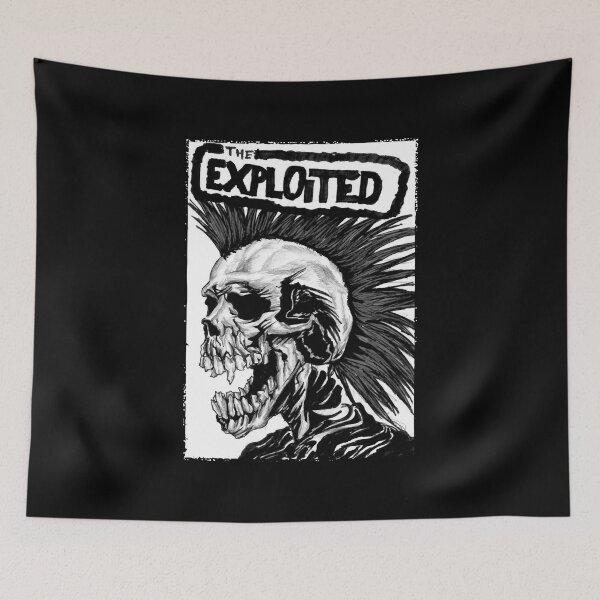 Item preview, Music Is My Life Connector Audience The Exploited Punk Rock Graphic designed and sold by DawsonIntumesce.