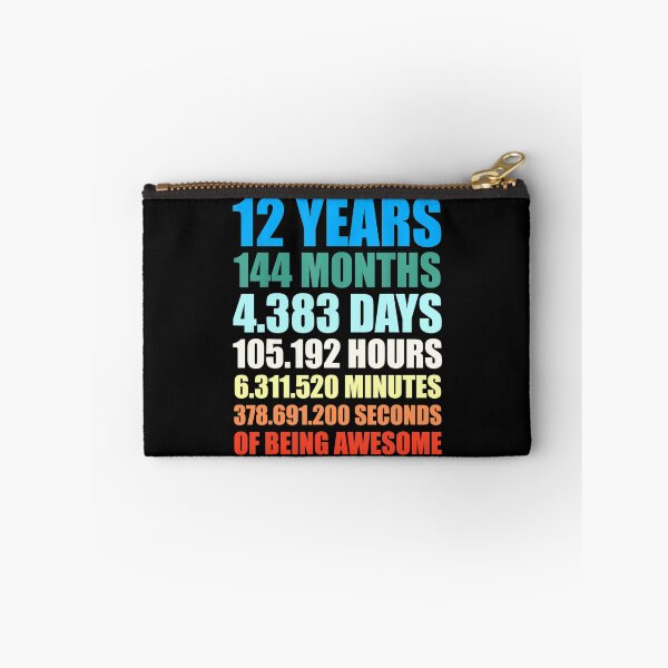 Item preview, 12th Birthday 12 Years of Being Awesome designed and sold by AnitaBice.