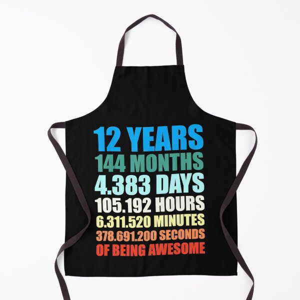 Item preview, 12th Birthday 12 Years of Being Awesome designed and sold by AnitaBice.