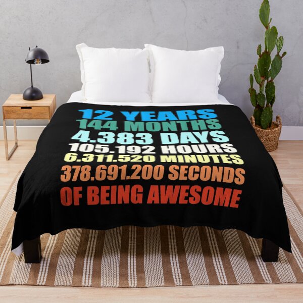 Item preview, 12th Birthday 12 Years of Being Awesome designed and sold by AnitaBice.