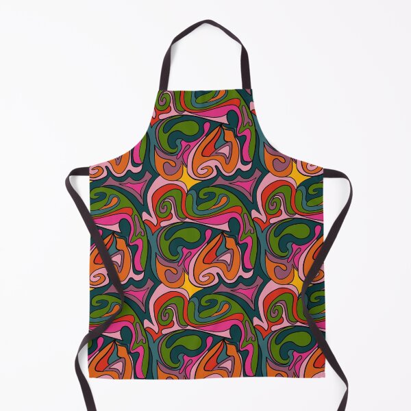 Artikelvorschau, Retro Curves Spring Allover-Print entworfen und verkauft von Cedarrue.