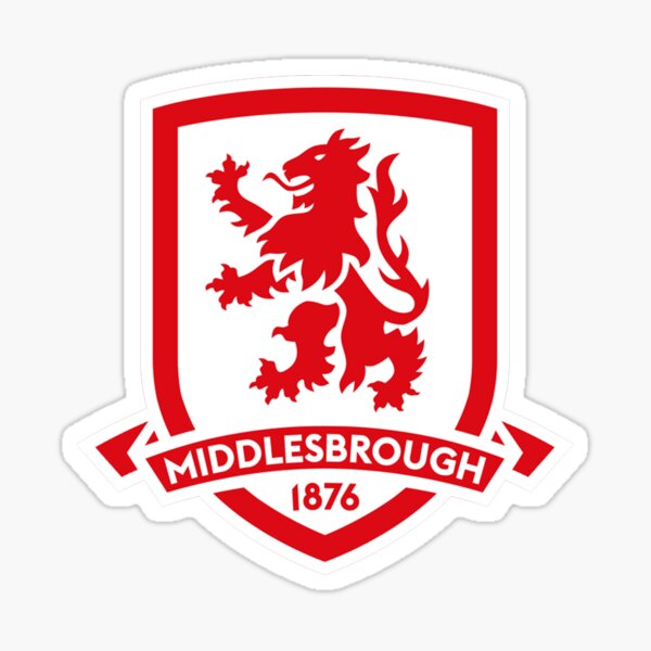 Middlesbrough Car Sticker 