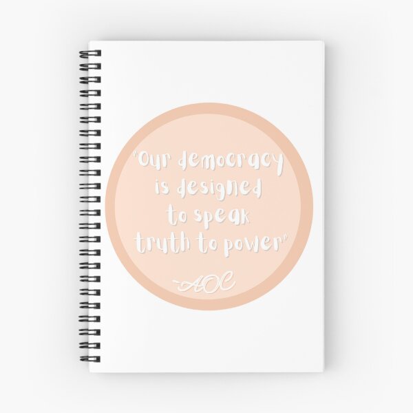 Item preview, Our Democracy AOC Quote designed and sold by rjprintsus.