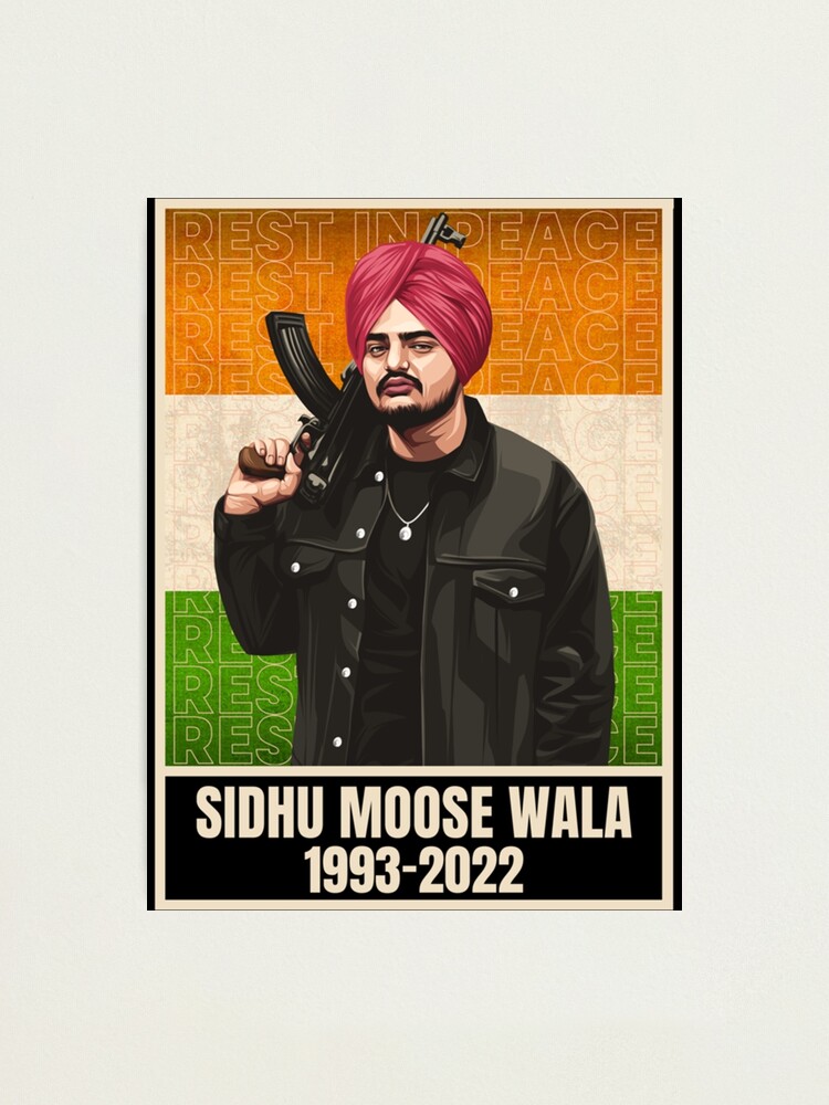 Rip Sidhu Moose Wala 1993 2022 Sidhu Moosewala Classic Photographic Print For Sale By 3617