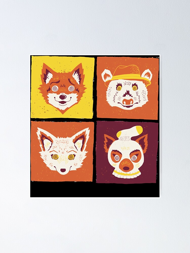 My Favorite People The Fantastic Mr Fox Gifts For Birthday Sticker for  Sale by stevensraig