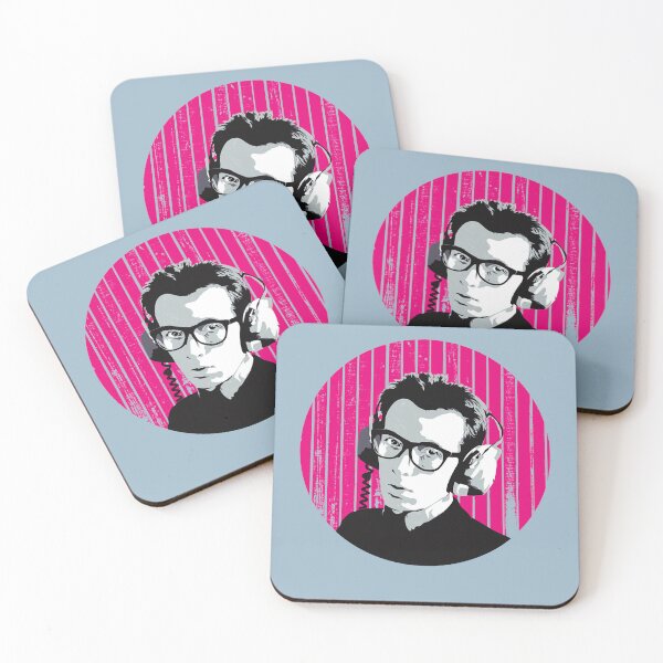 Artikelvorschau, Retro Elvis Costello und das coole grafische Geschenk der Attraktionen entworfen und verkauft von MorganPillory.