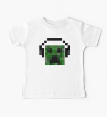 Minecraft Creeper Pixel Art Baby Tee