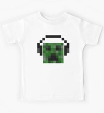 Minecraft Creeper Pixel Art Kids Tee