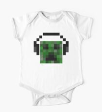 Minecraft Creeper Pixel Art One Piece - Short Sleeve