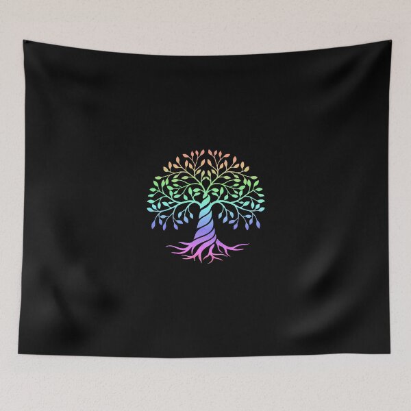 Item preview, Tree of Life - Colorful Rainbow designed and sold by Ksambay.