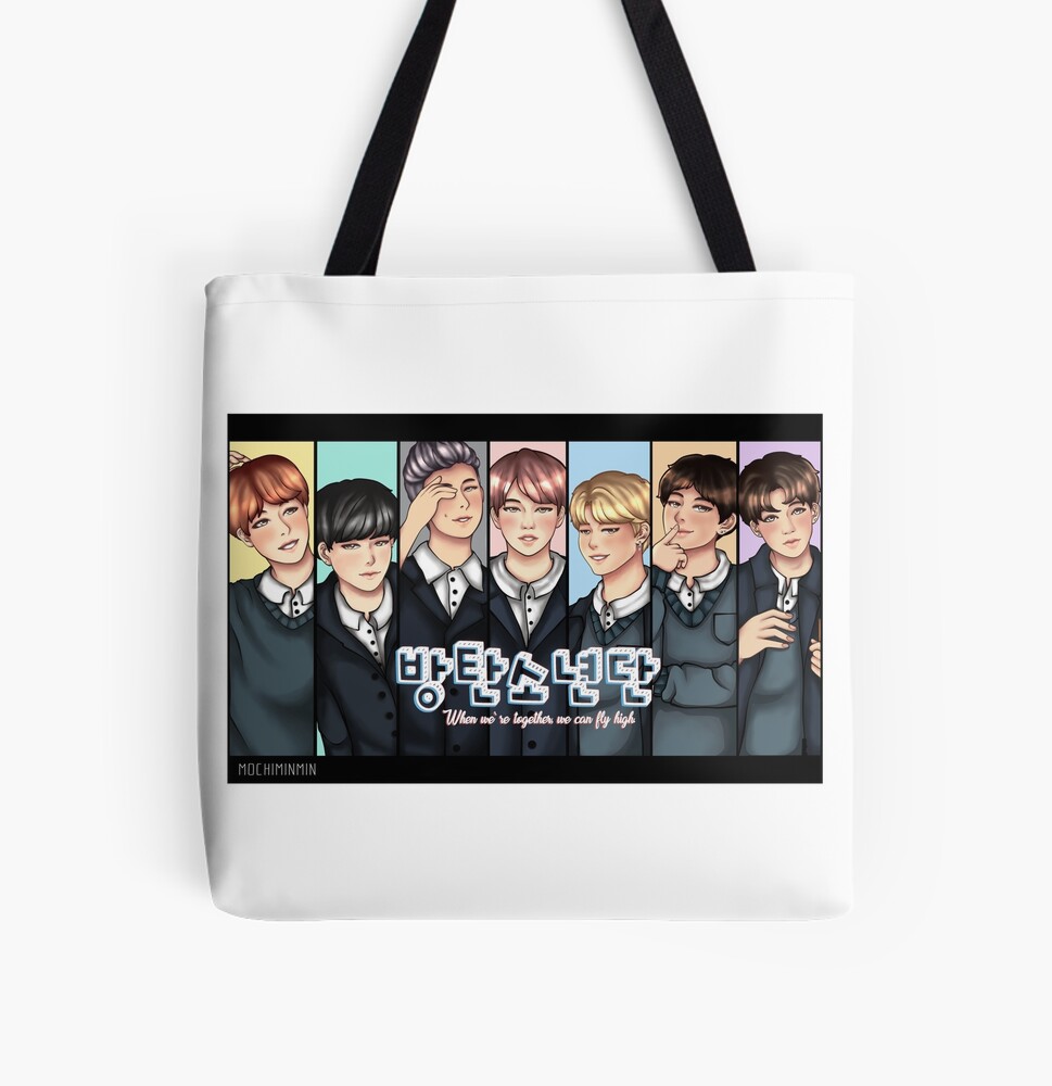 BTS V Fanart Backpack - KPOP PAKISTAN SHOP