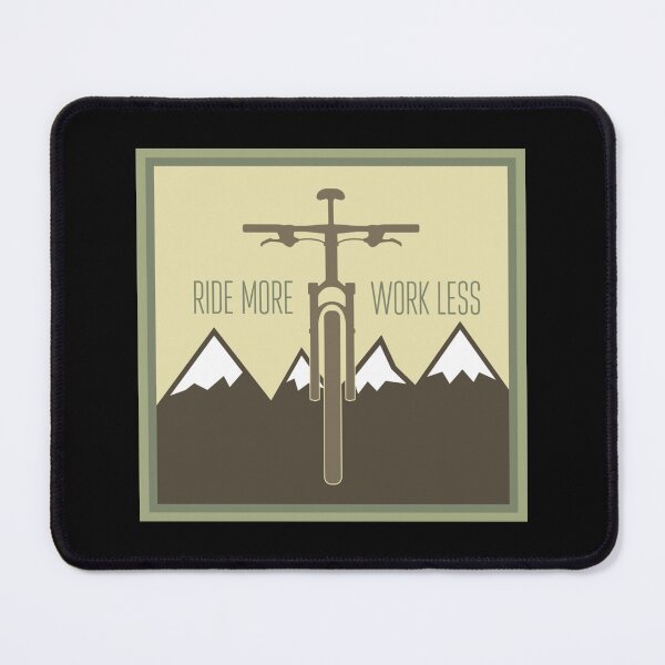 Item preview, Ride More Work Less Sticker designed and sold by veronicaab.