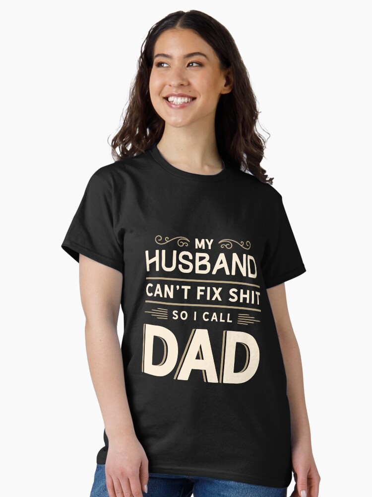 Thumbnail 1 of 7, Classic T-Shirt, CALL DAD - Fathers' Day designed and sold by BertoMedia.