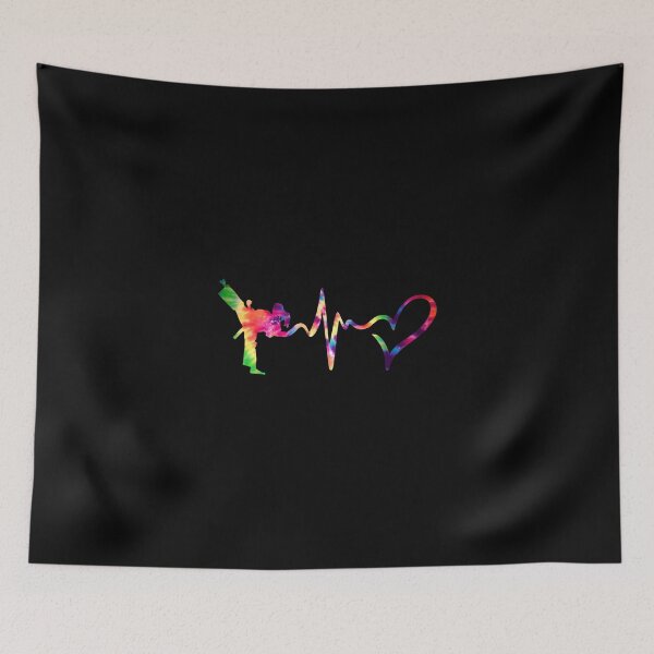 Item preview, Karate Heartbeat Tie Dye designed and sold by DayanaLockman.