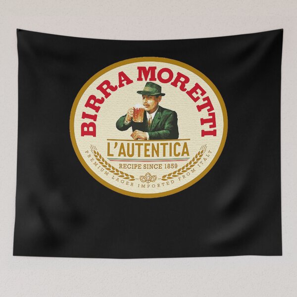 Item preview, Best to Buy Iconic Vintage Birra Moretti Logo  1859 Design   designed and sold by JarodMarshall.