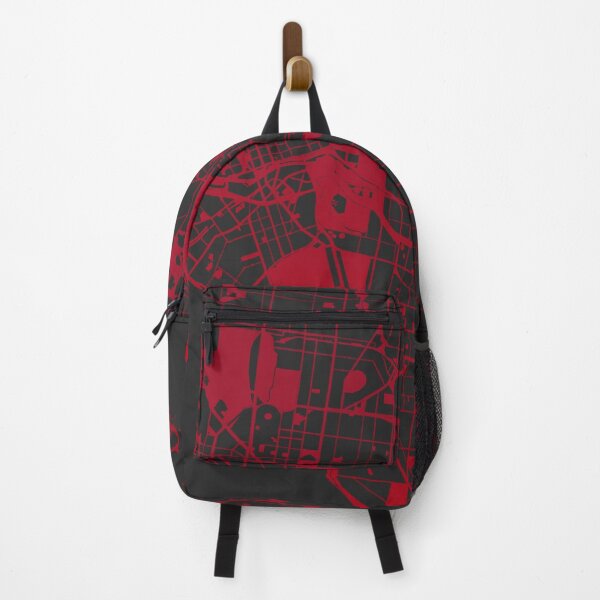 Item preview, Melbourne Map Art red wine color Australia designed and sold by EpicMaps.
